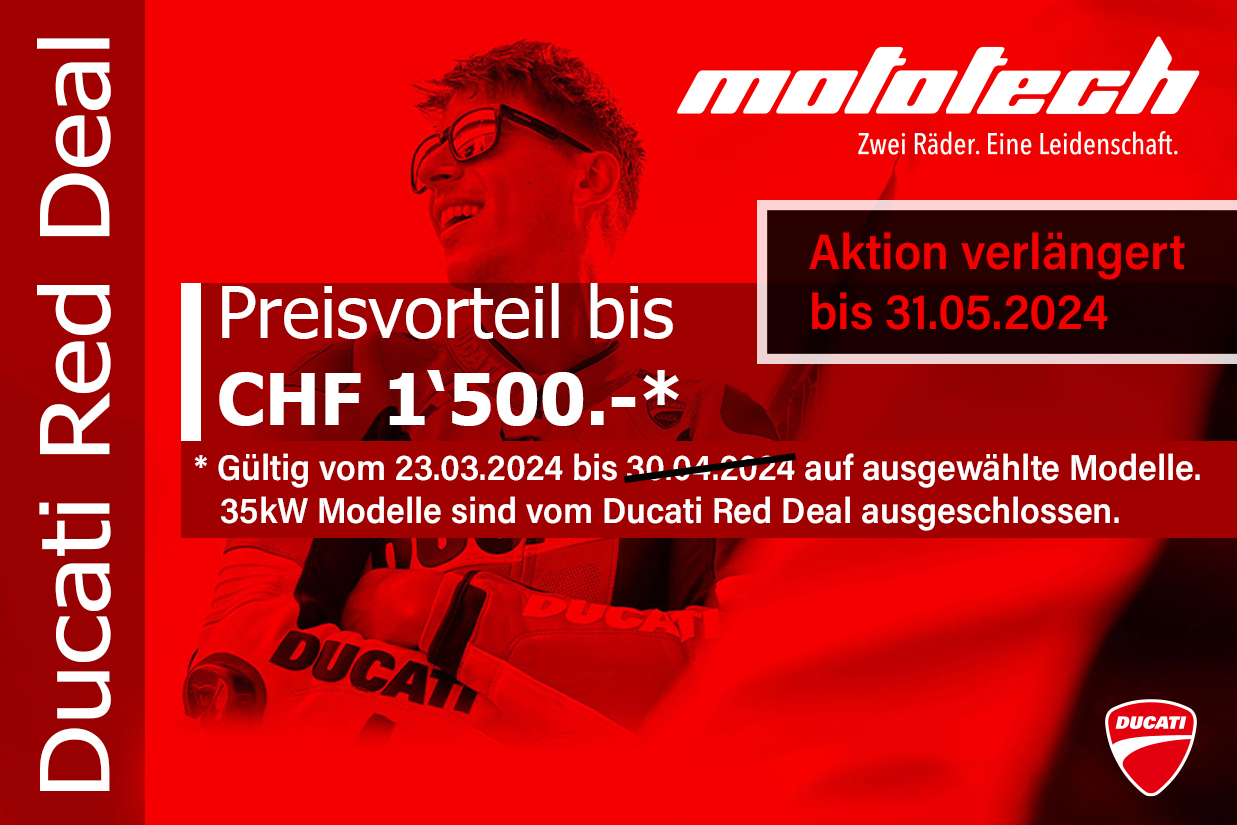 Ducati Red Deal 2024 // VERLÄNGERT BIS 31.05.24